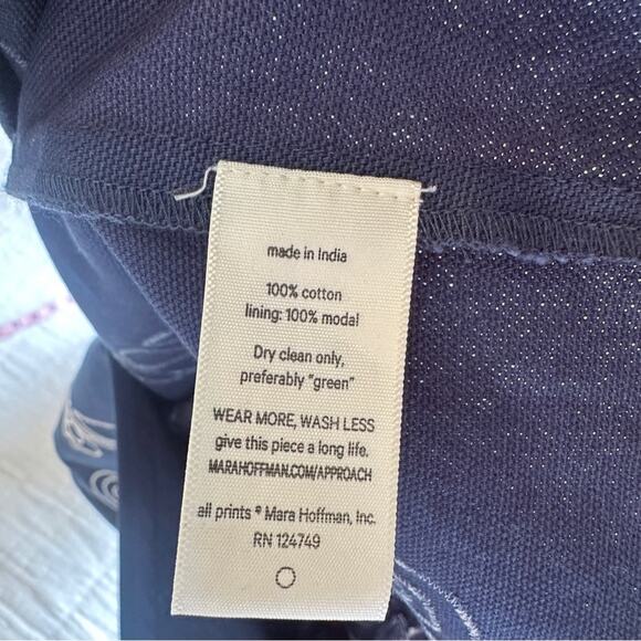 Mara Hoffman Midi Floral Embroidered Florence Pencil Skirt 4 XS - Picture 9 of 13